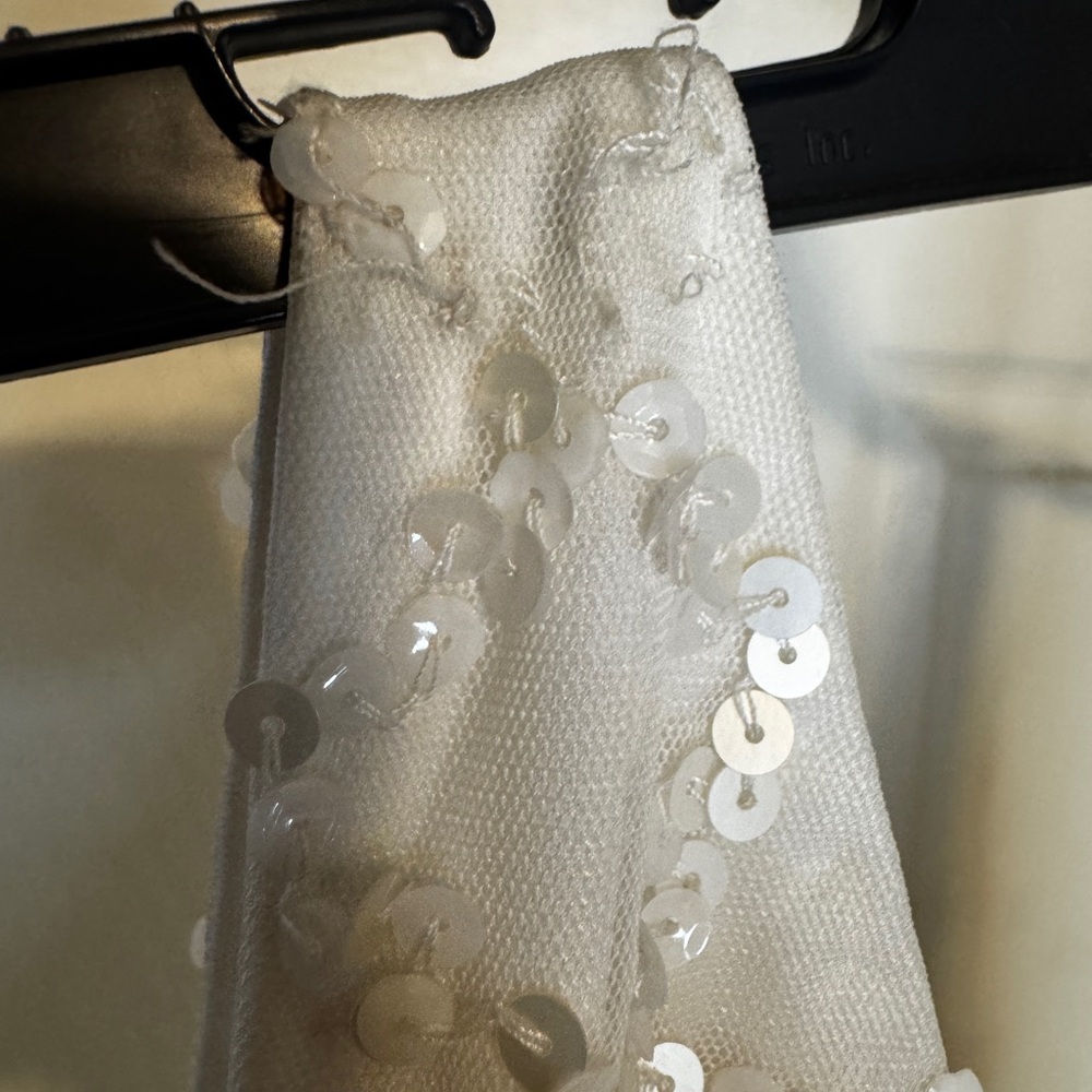 Mac Duggal Ivory Sequin Evening Gown - Picture 12 of 14